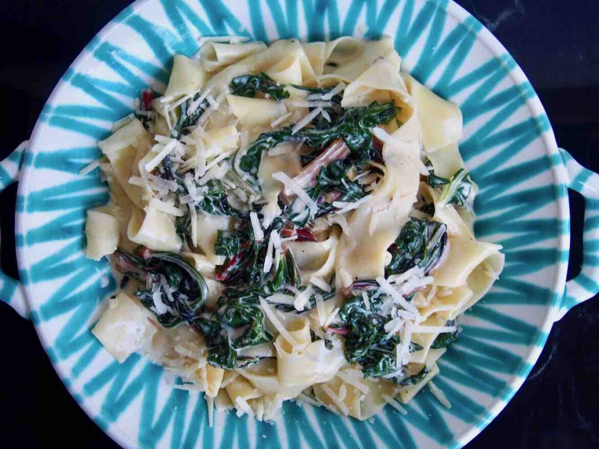 Mangold-Pasta - Nudel und Strudel - Comfort Food für Groß und Klein